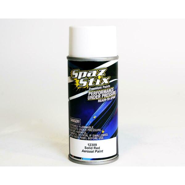 Spaz Stix Solid Red Aerosol Paint - 3.5 oz SZX12309